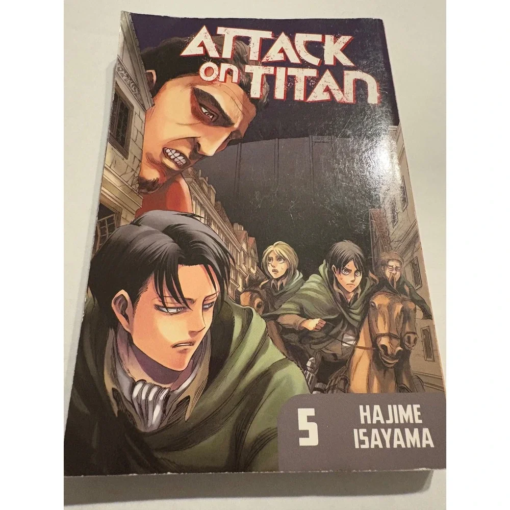 Attack on Titan Manga Volumes 4 5 & 6 English‎ Graphic Novels Anime Comic Books